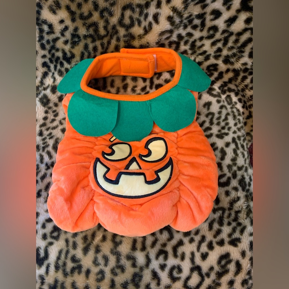 🎃 Fluffy Pumpkin pet Costume NWT 🎃
